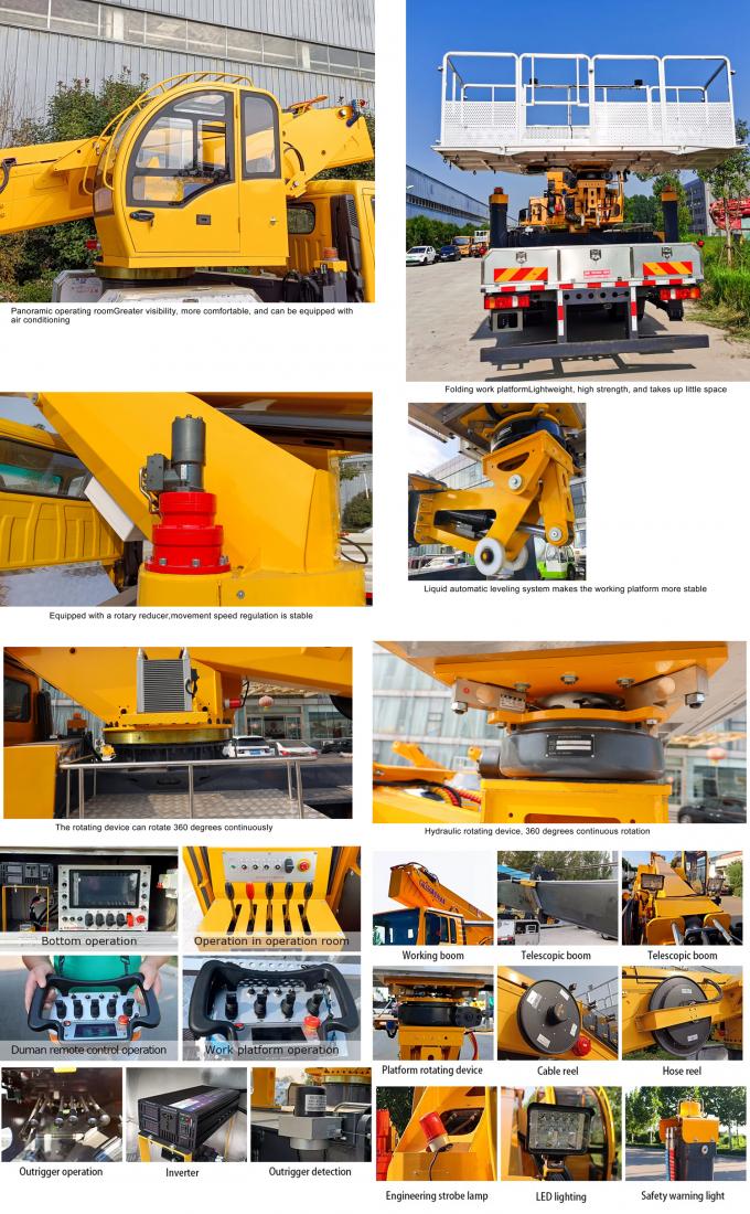 Shacman 23meter High Altitude Operation Truck With Insulated Bucket