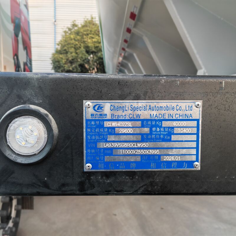 3 Axles 50000 Liters 30 Tons Bulk Feed Tank Semi Trailer Bulk Grain Delivery Trailer